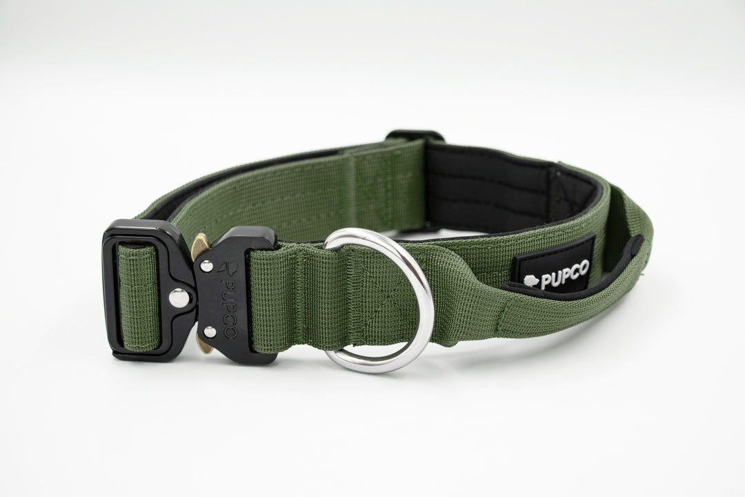 Performance collar with handle 4CM - Khaki
