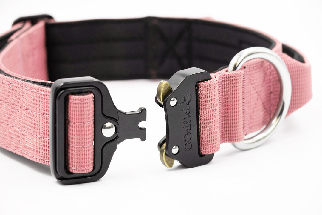 Performance collar with handle 4CM - Pink