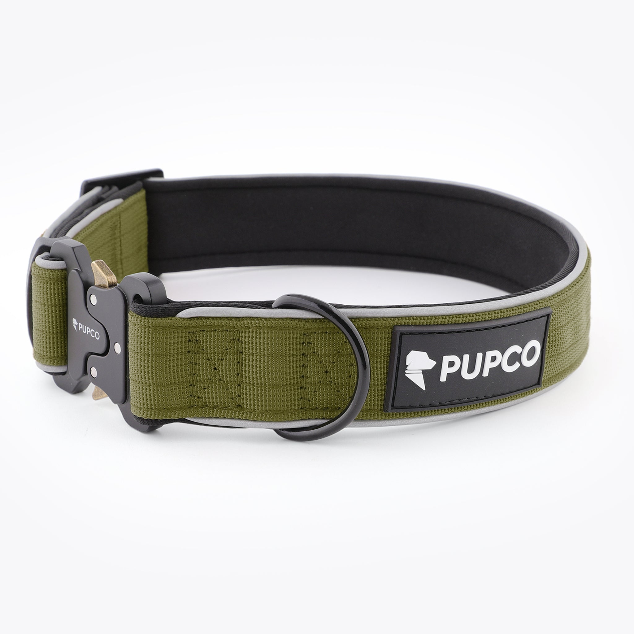 Reflective tactical collar - Khaki