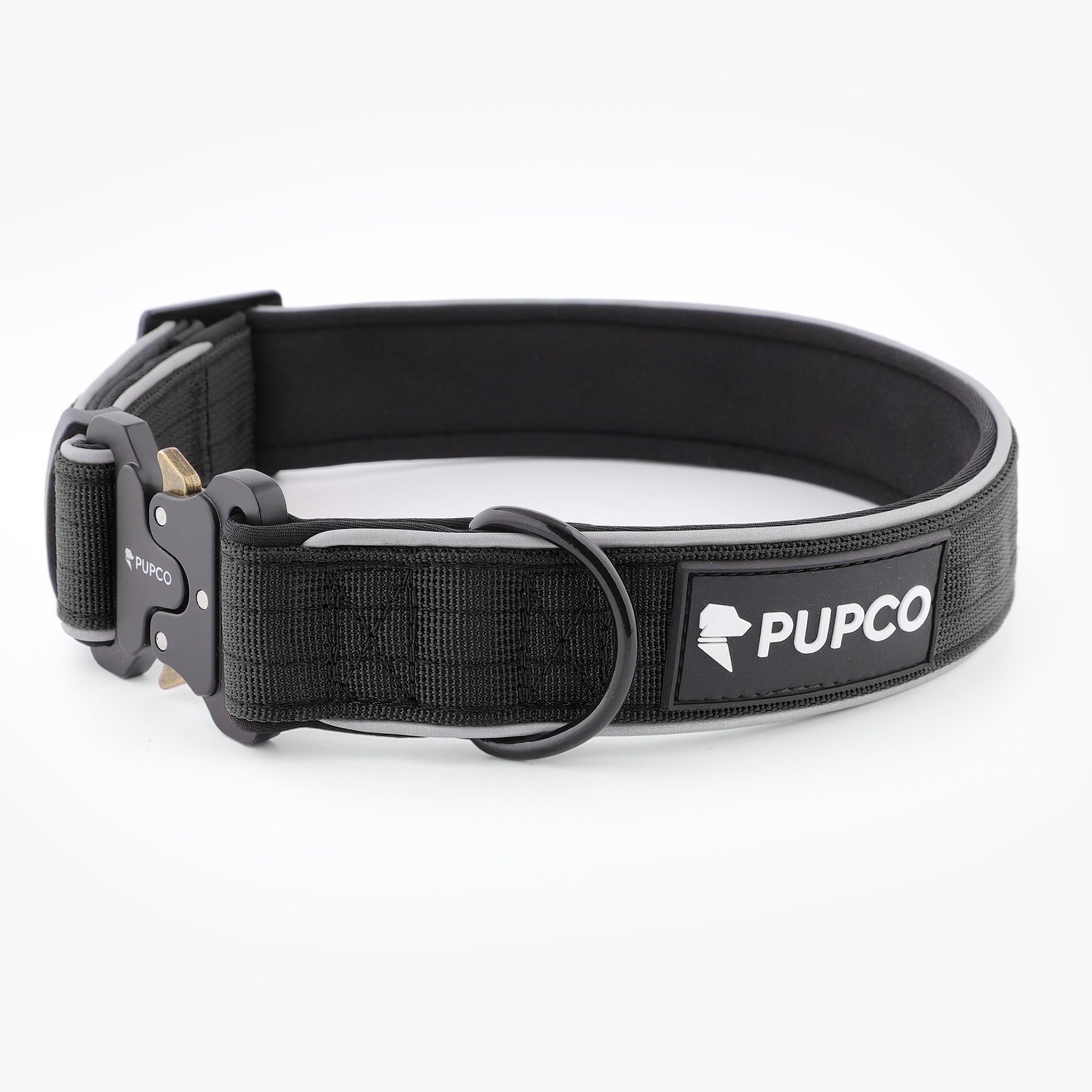Reflective tactical collar - Black
