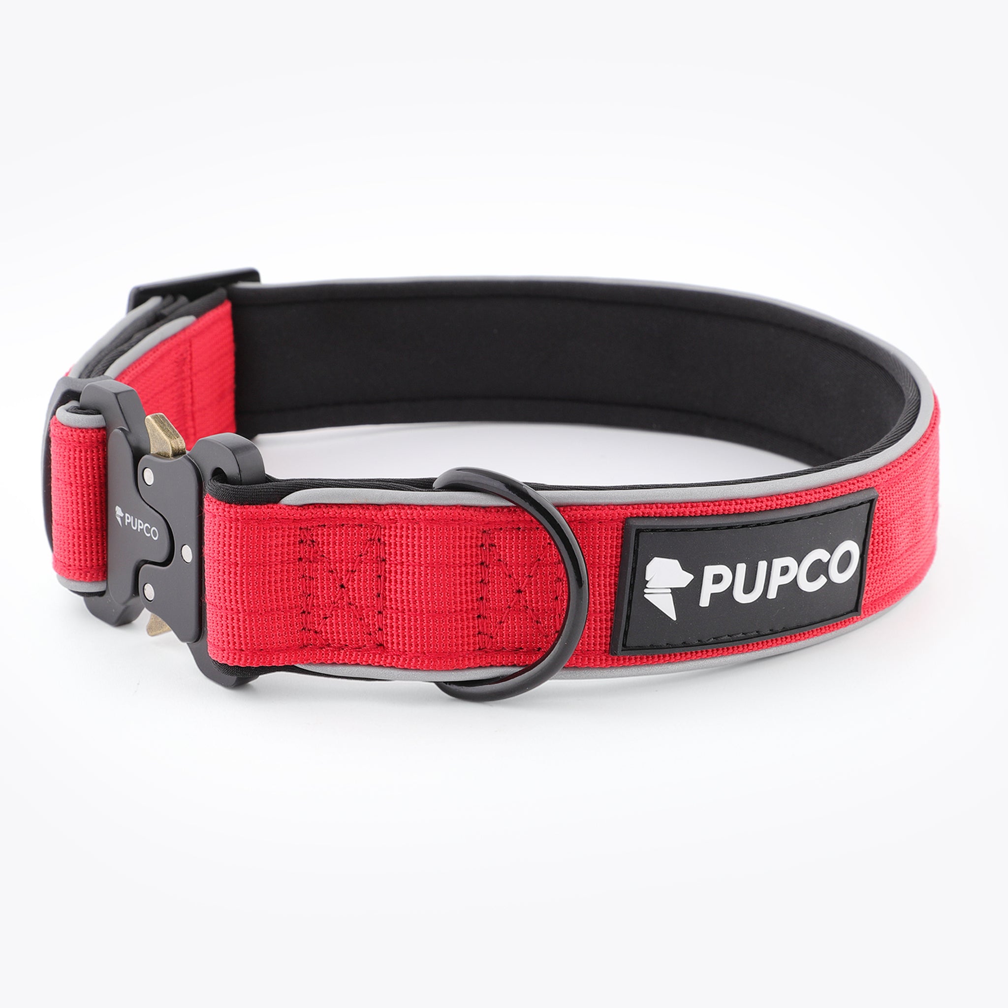 Reflective tactical collar - Red
