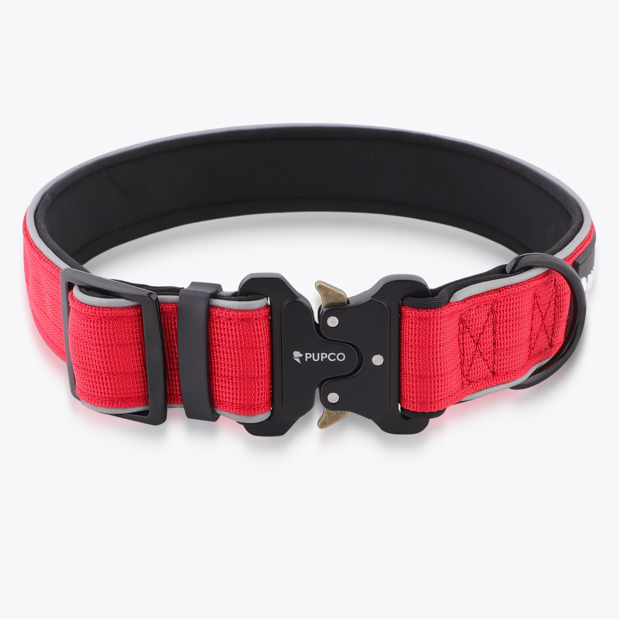 Reflective tactical collar - Red