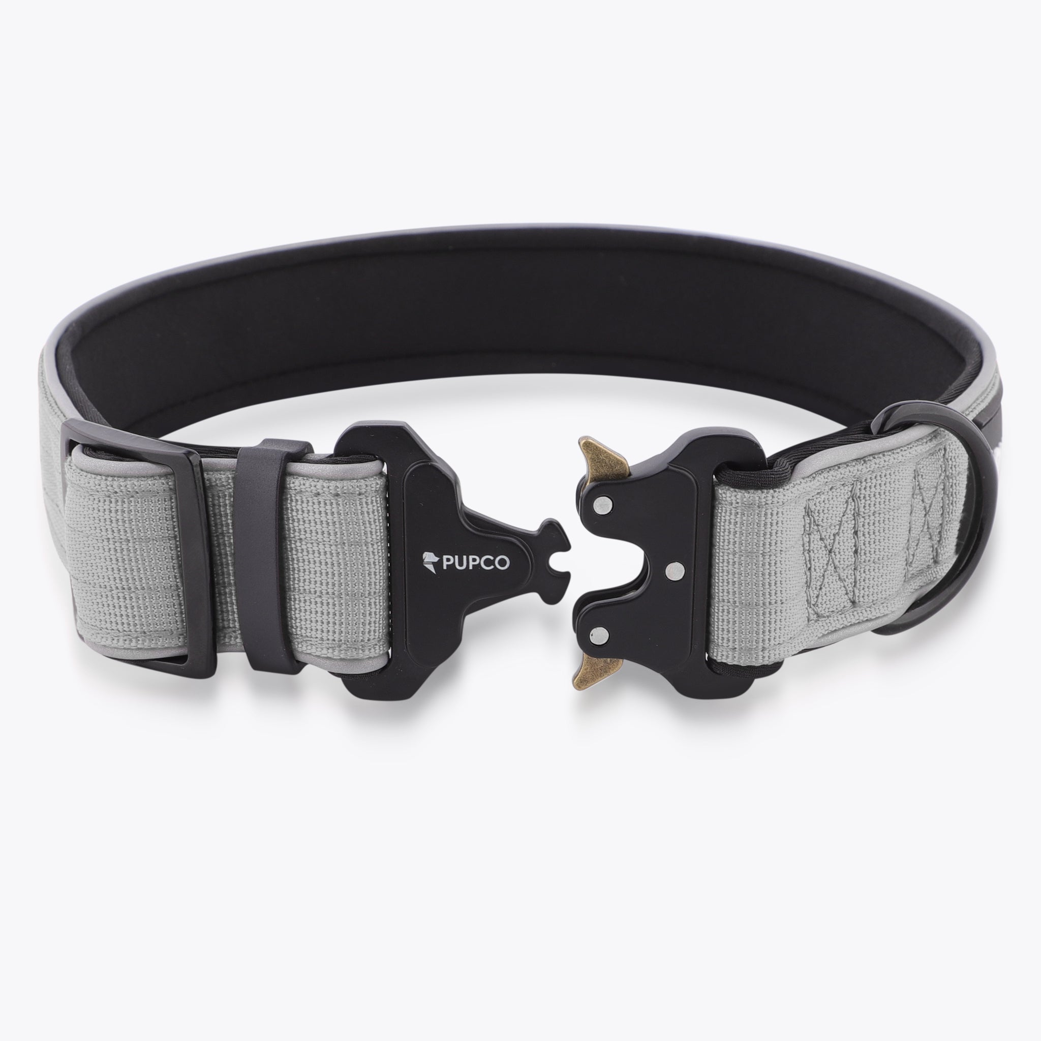 Reflective tactical collar - Grey