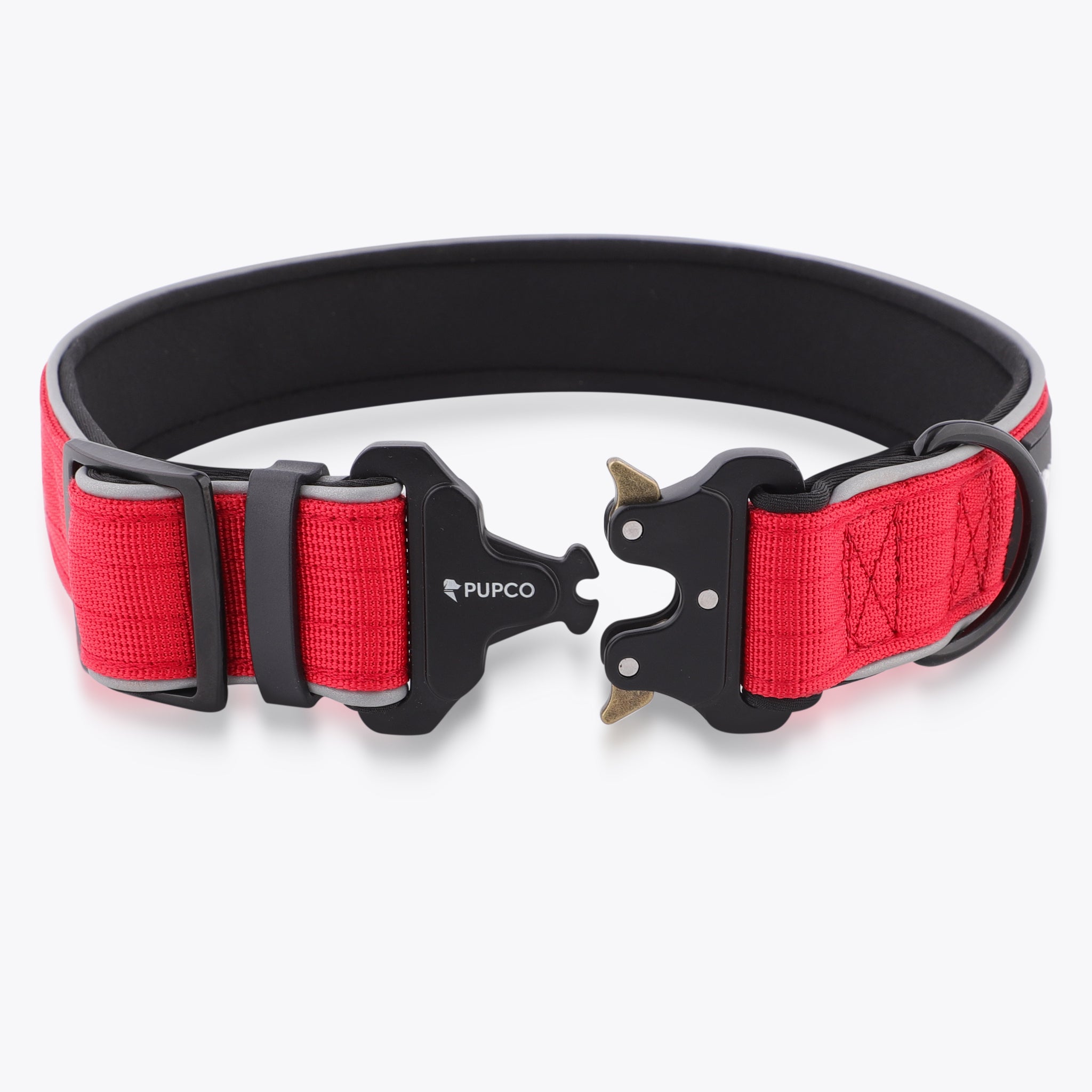 Reflective tactical collar - Red