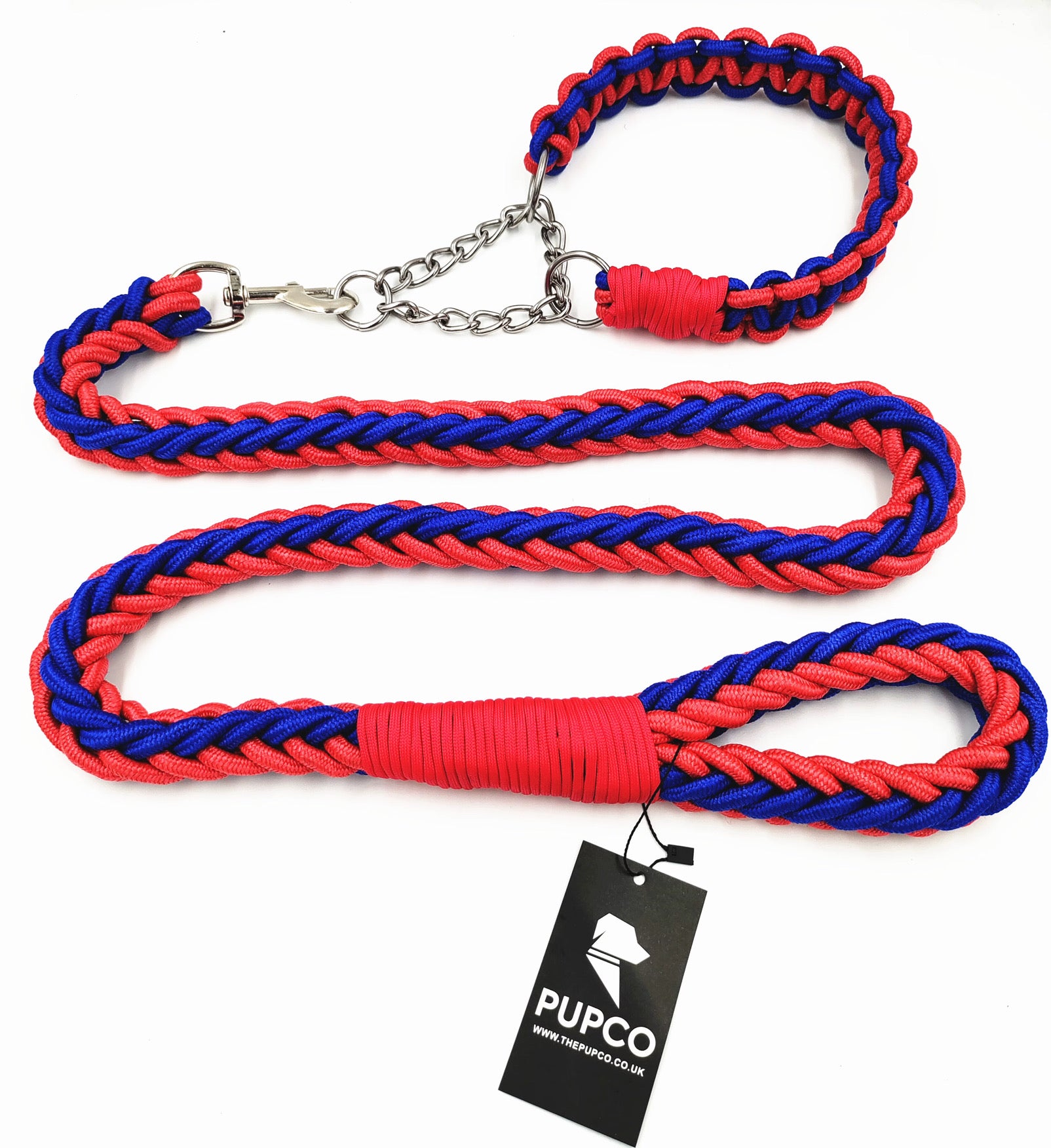 Paracord Rope Lead Set - Anti pull - Two tone colour