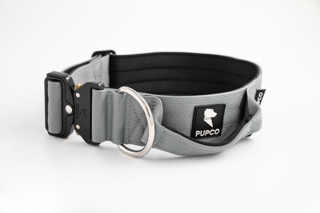 Performance collar with handle 5CM - Grey