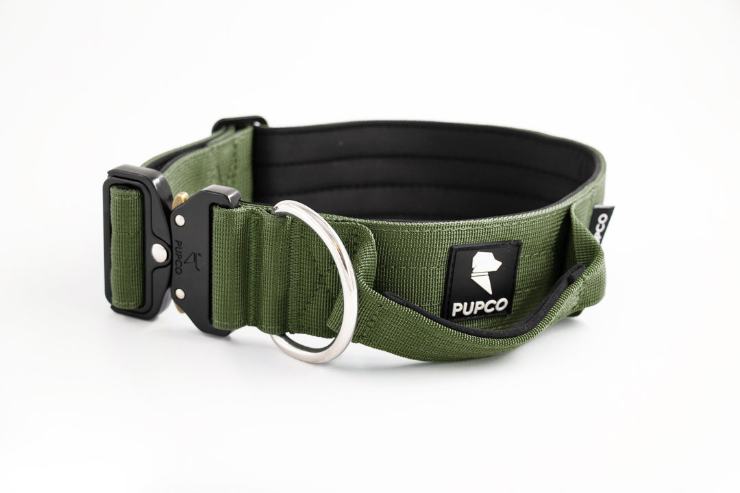 Performance collar with handle 5CM - Khaki