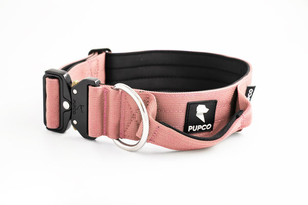 Performance collar with handle 5CM - Pink
