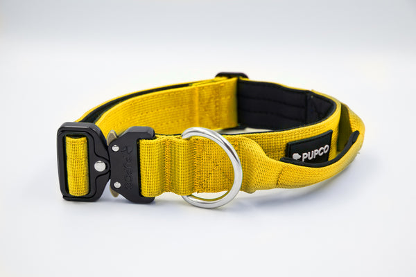 Performance collar with handle 4CM - Yellow