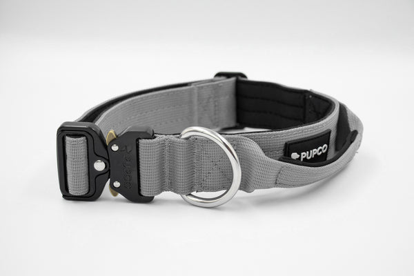 Performance collar with handle 4CM - Grey