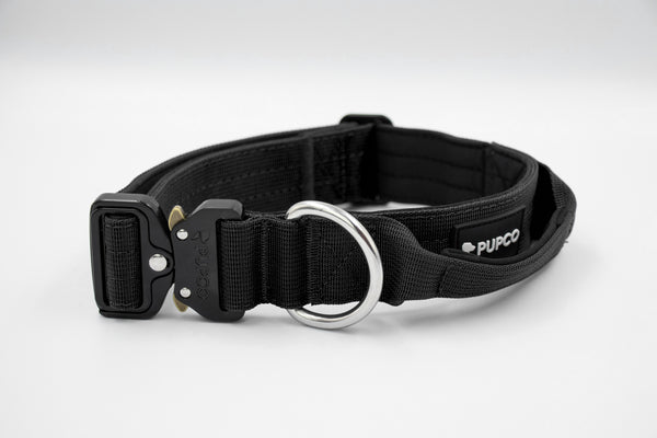 Performance collar with handle 4CM - Black