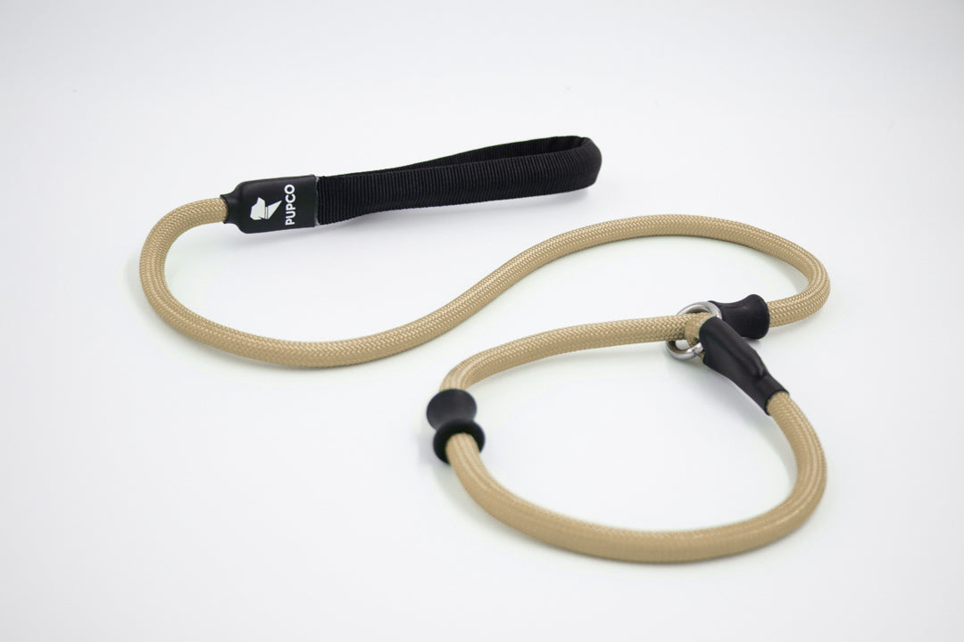 Slip rope lead - Tan