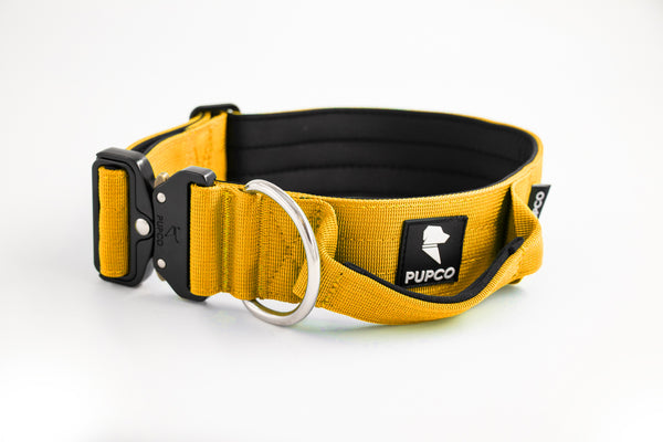 Performance collar with handle 5CM - Yellow
