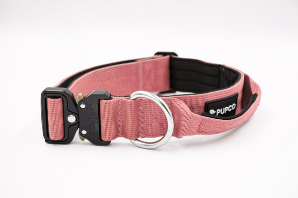Performance collar with handle 4CM - Pink