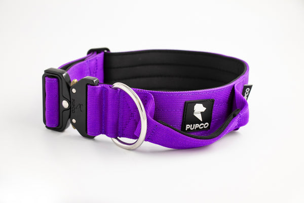Performance collar with handle 5CM - Purple