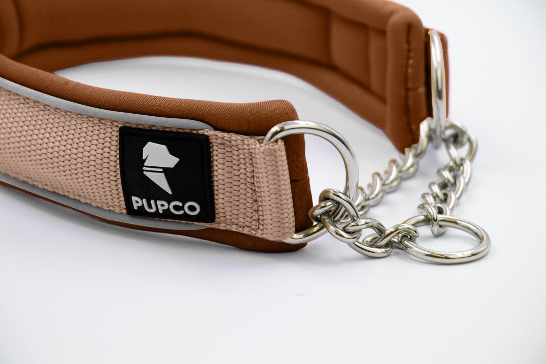 Martingale collar - Tan/ Chocolate