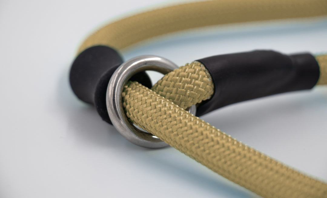 Slip rope lead - Tan