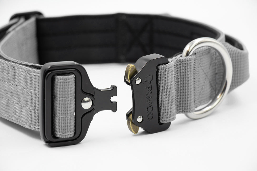 Performance collar with handle 4CM - Grey