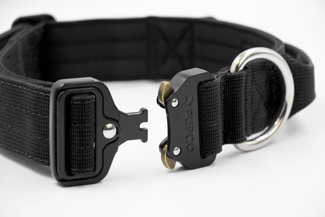 Performance collar with handle 4CM - Black