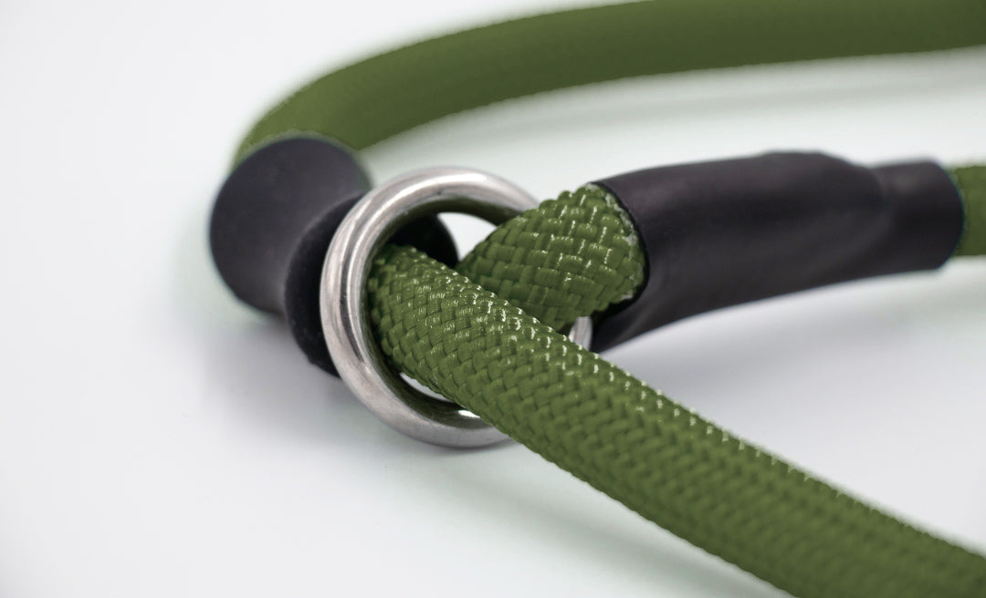 Slip rope lead - Khaki