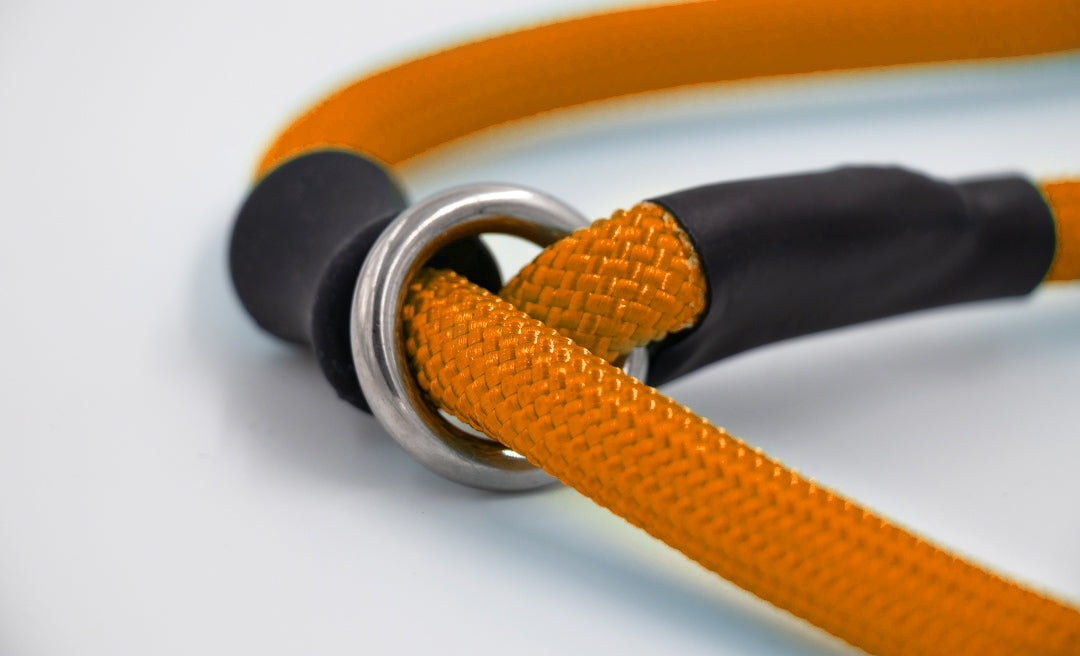 Slip rope lead - Orange