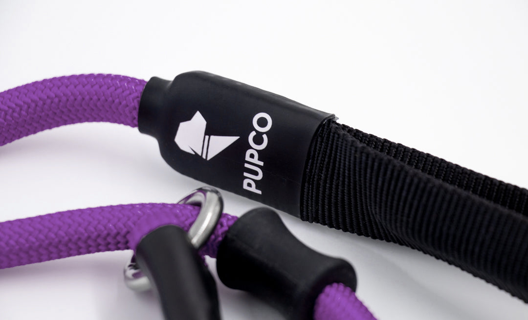 Slip rope lead - Purple