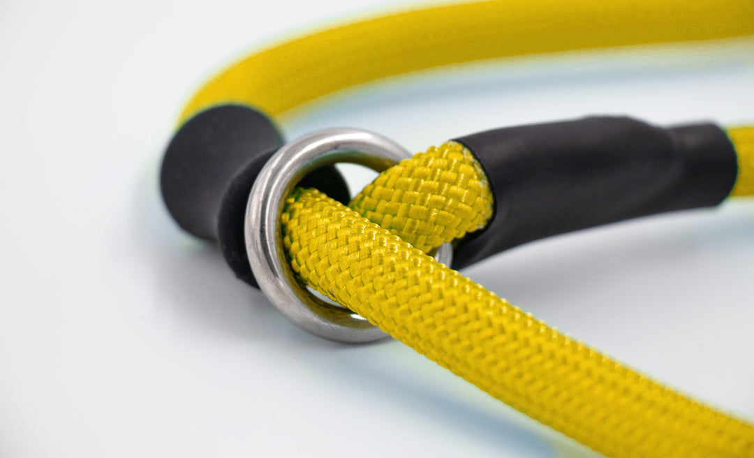 Slip rope lead - Yellow